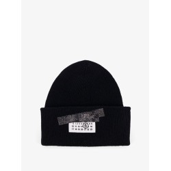 Wool blend beanie hat