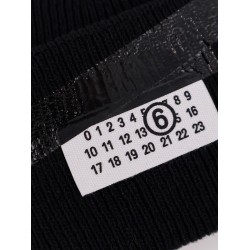 Wool blend beanie hat