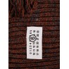 Wool blend balaclava with distressed effect