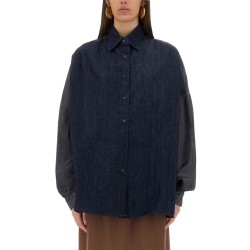 CONTRASTING DENIM SHIRT