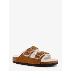 Arizona Shearling suede sandals
