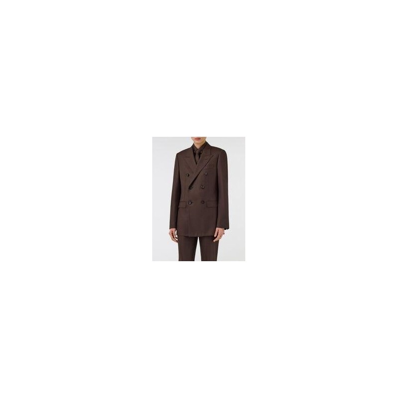 Tasmanian virgin wool double-breasted blazer