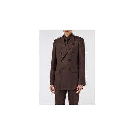 Tasmanian virgin wool double-breasted blazer