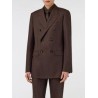 Tasmanian virgin wool double-breasted blazer