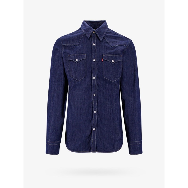 Standard fit cotton shirt