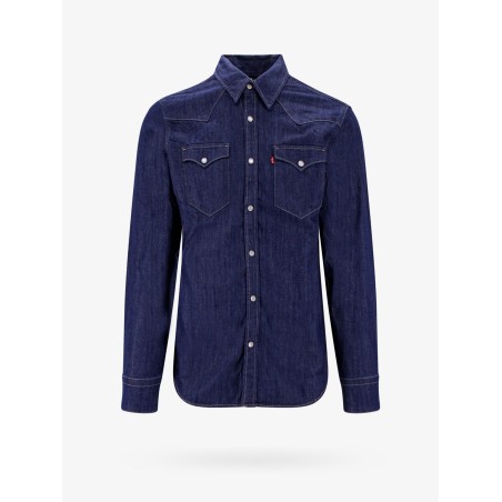Standard fit cotton shirt