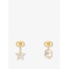 Dior Destiny metal and mother of pearl earrings