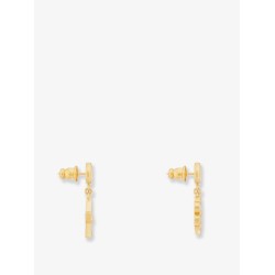 Dior Destiny metal and mother of pearl earrings