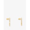 Dior Destiny metal and mother of pearl earrings