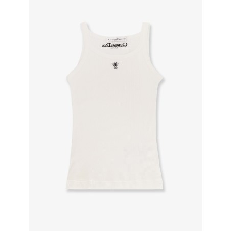 Ribbed cotton tank top