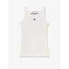 Ribbed cotton tank top