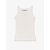 Ribbed cotton tank top