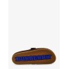 Leather mule with Check motif