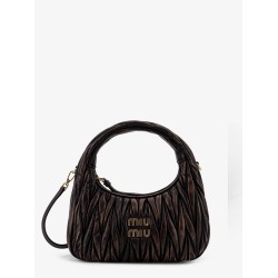 Wander matelassé leather shoulder bag