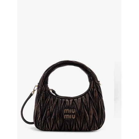 Wander matelassé leather shoulder bag