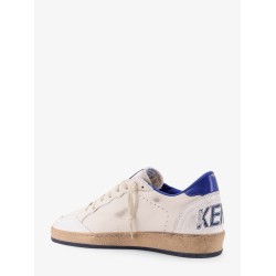 Ball Star low-top leather sneakers with used effect