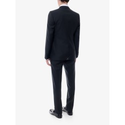 Virgin wool blend tuxedo with gilet and satin profiles