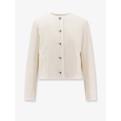 Bouclé cotton and virgin wool blazer