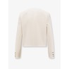 Bouclé cotton and virgin wool blazer