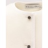 Bouclé cotton and virgin wool blazer