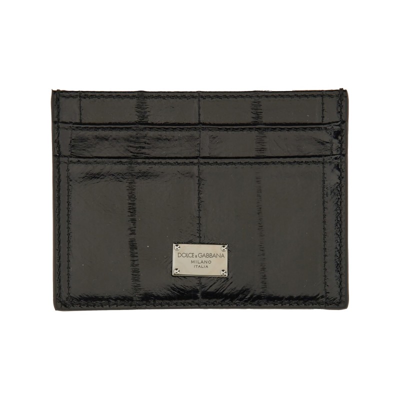 EEL SKIN CARD CASE