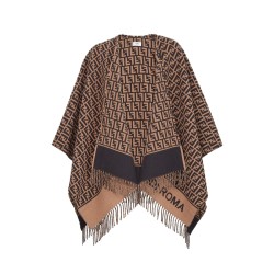 PONCHO IN LANA E CASHMERE