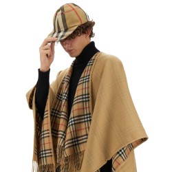 MANTELLA REVERSIBILE IN LANA CHECK