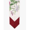 Gucci flora printed silk twill neck bow