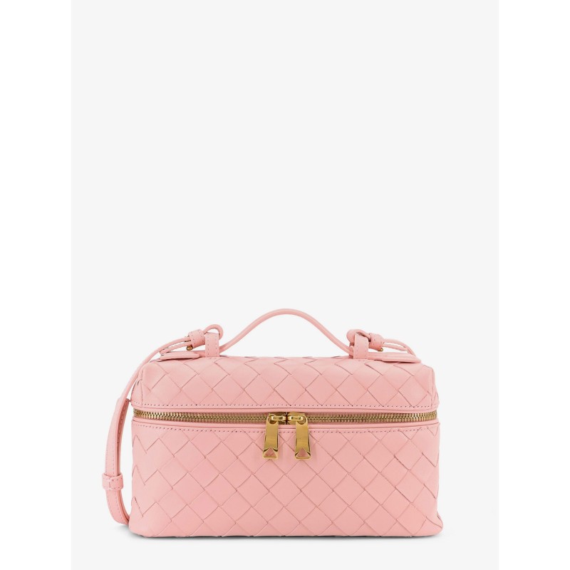Bang Bang leather vanity case with Intrecciato motif
