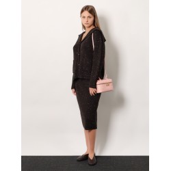 Bang Bang leather vanity case with Intrecciato motif