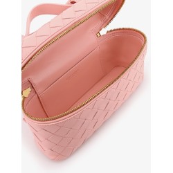 Bang Bang leather vanity case with Intrecciato motif