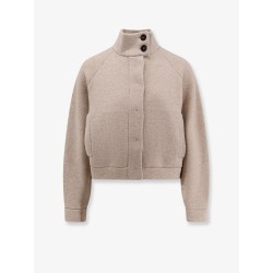 Cashmere cardigan with Monili