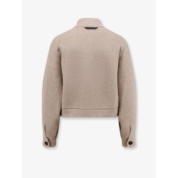 Cashmere cardigan with Monili