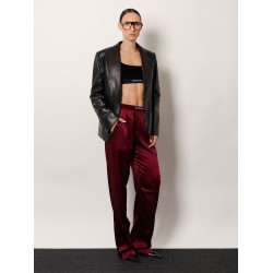 Leather blazer