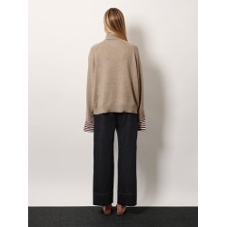 Cashmere sweater with Monili detail