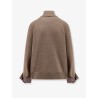 Cashmere sweater with Monili detail