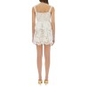 LACE RUFFLE MINI DRESS