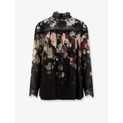 Hypnotic Lace Yoke Blouse viscose shirt