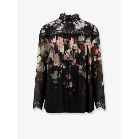 Hypnotic Lace Yoke Blouse viscose shirt