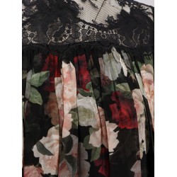 Hypnotic Lace Yoke Blouse viscose shirt