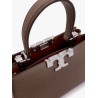 Leather shoulder bag