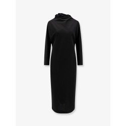 Wool blend midi dress