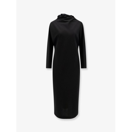 Wool blend midi dress