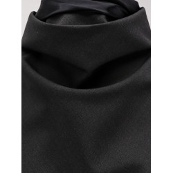 Wool blend midi dress
