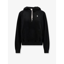 Cotton blend sweatshirt with hood