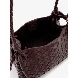 Parachute leather shoulder bag with Intrecciato motif
