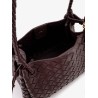 Parachute leather shoulder bag with Intrecciato motif