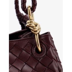 Parachute leather shoulder bag with Intrecciato motif