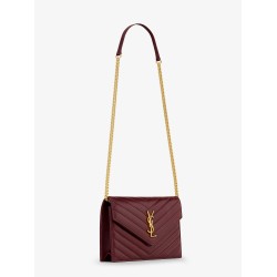 Envelope leather shoulder bag