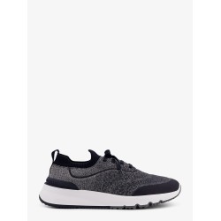 Low-top cotton knit sneakers
